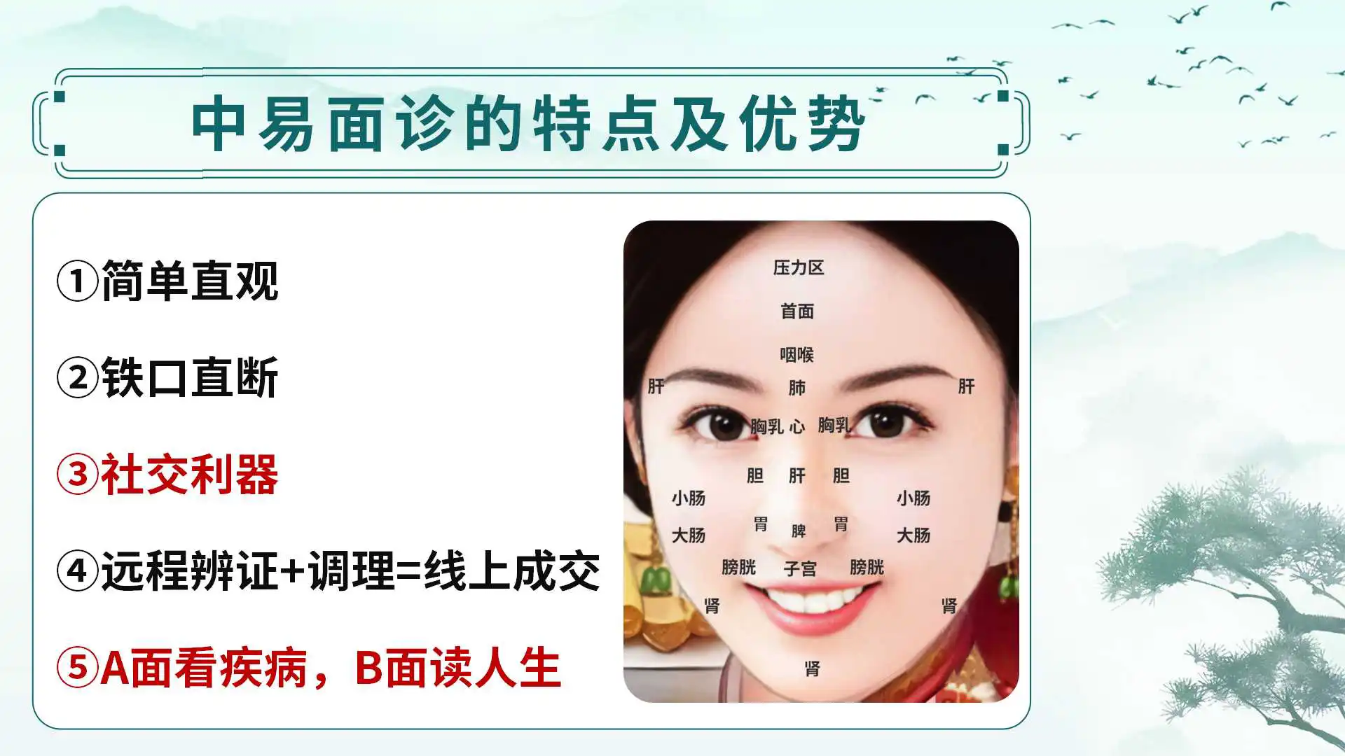 中易面诊线下课：零基础掌握中医面诊，从面部读懂健康与人生！