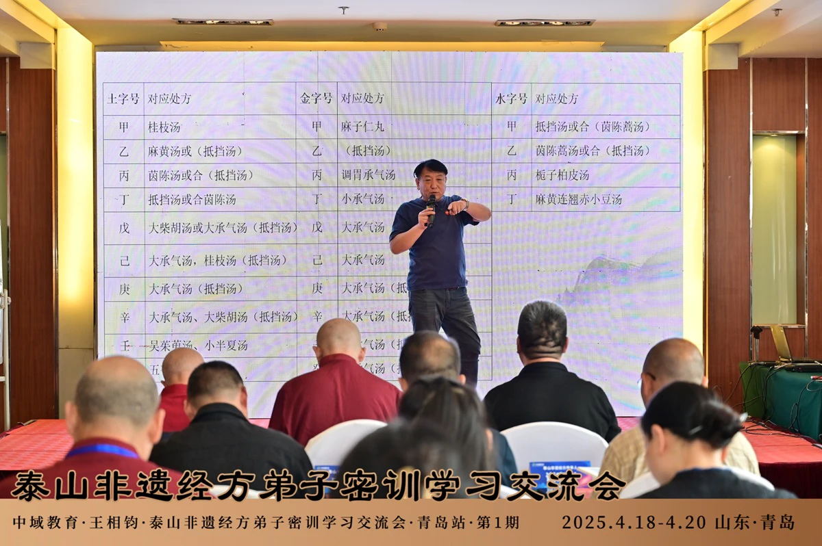 中域教育第1期泰山非遗经方弟子密训学术交流会（青岛站）圆满收官！